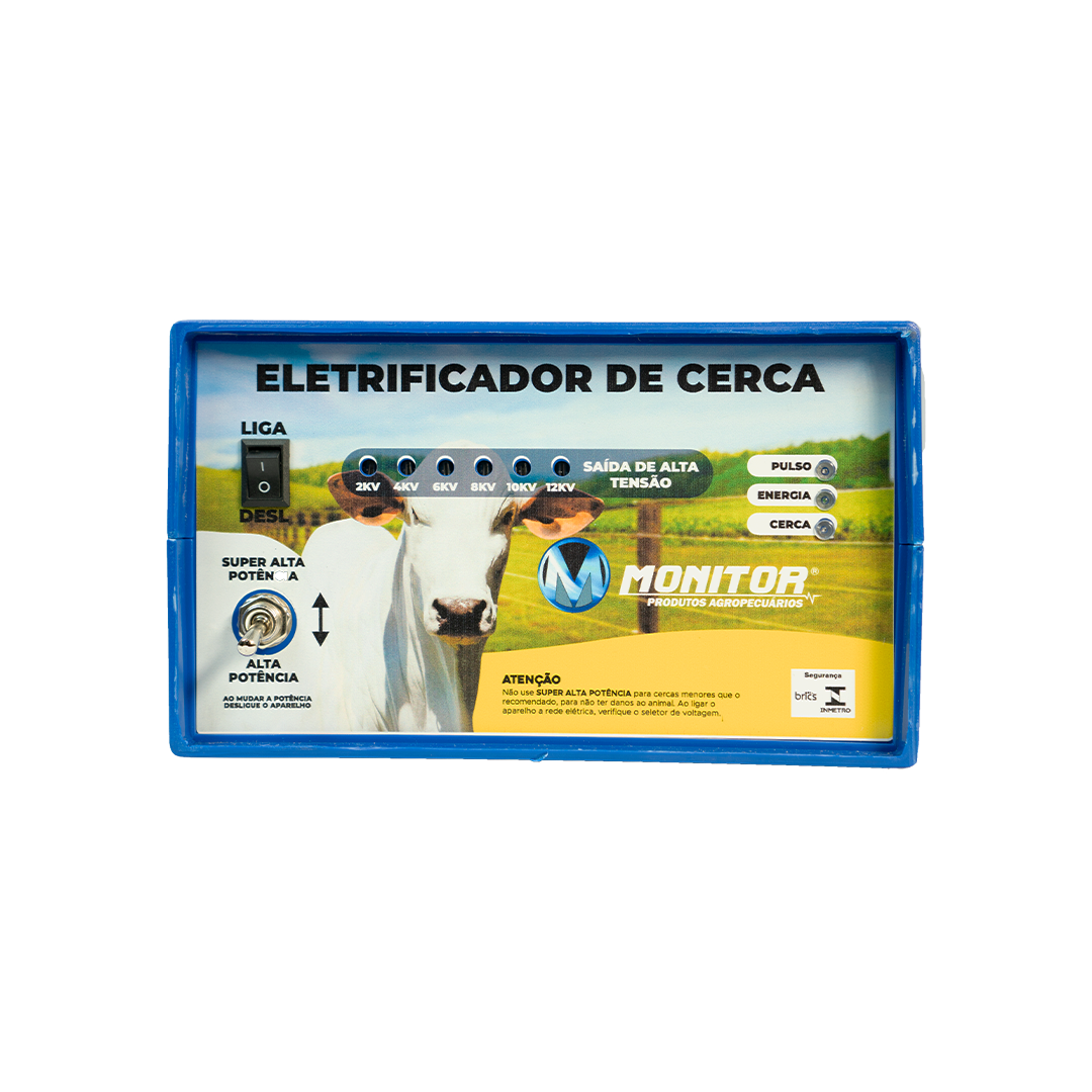 Eletrificador de Cerca Rural FK34-CF / 47,4J / 400Km