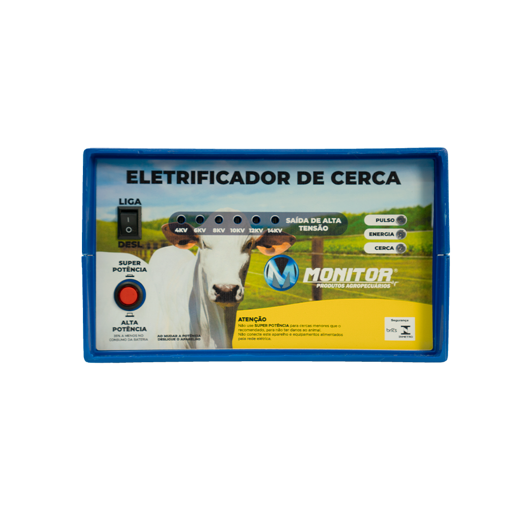 Eletrificador de Cerca Rural Monitor FK50-CDF / 72,3J / 500Km 