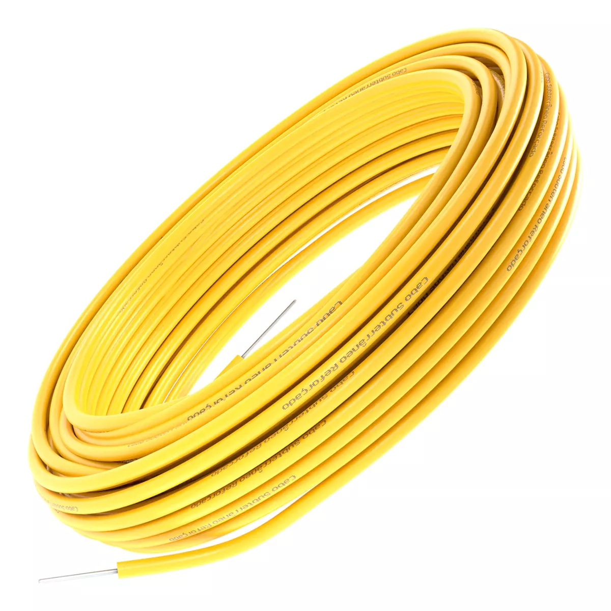 Cabo Subterrâneo 2,11 mm Amarelo 50 MTs