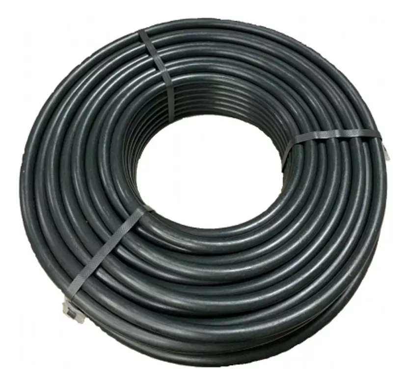 Tubo isolador 3/8 Preto  Rolo 50Mts