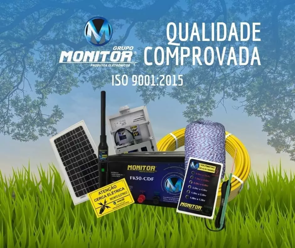 Eletrificador de Cerca Rural Solar SM40-S / 0,8 J / 40 Km